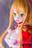 Mini Doll ミニドール  最新作60cm 巨乳（60p）#09ヘッド 笑い顔 ソフトビニール製ヘッド+シリコン製ボディ  軽量化 収納が便利 使いやすい 普段は鑑賞用 小さいラブドール 女性素体 フィギュア cosplay