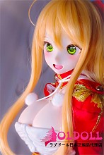 Mini Doll ミニドール  最新作60cm 巨乳（60p）#09ヘッド 笑い顔 ソフトビニール製ヘッド+シリコン製ボディ  軽量化 収納が便利 使いやすい 普段は鑑賞用 小さいラブドール 女性素体 フィギュア cosplay