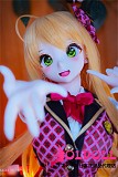 Mini Doll ミニドール  最新作60cm 巨乳（60p）#09ヘッド 笑い顔 ソフトビニール製ヘッド+シリコン製ボディ  軽量化 収納が便利 使いやすい 普段は鑑賞用 小さいラブドール 女性素体 フィギュア cosplay