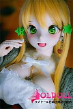 Mini Doll ミニドール  最新作60cm 巨乳（60p）#09ヘッド 笑い顔 ソフトビニール製ヘッド+シリコン製ボディ  軽量化 収納が便利 使いやすい 普段は鑑賞用 小さいラブドール 女性素体 フィギュア cosplay