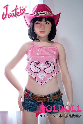 J cute AGD19 萌咲ヘッド 133cm バスト平 貧乳 カウボーイハット付き子 フルシリコンドール ロリータ 等身大リアルラブドール