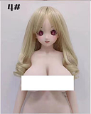 Mini Doll ミニドール  最新作60cm（E60）#艾吉儿（aijier） ソフトビニール製ヘッド+シリコン製ボディ  軽量化 収納が便利 使いやすい 普段は鑑賞用 小さいラブドール 女性素体 フィギュア cosplay