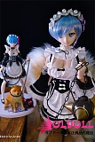 Mini Doll ミニドール  最新作60cm（E60）#レム コスプレドール ソフトビニール製ヘッド+シリコン製ボディ  軽量化 収納が便利 使いやすい 普段は鑑賞用 小さいラブドール 女性素体 フィギュア cosplay