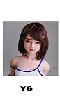 Yearndoll 163cm Eカップ 【高級版】Y206-3ヘッド 掲載画像フルシリコンドール  口開閉機能 リアルな口腔構造あり 等身大リアルラブドール