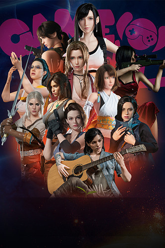 Game Lady シリコン製 ヘッド単品 リアルラブドール アニメドール 等身大