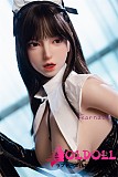Yearndoll 163cm Eカップ 【高級版】Y206-6ヘッド 掲載画像フルシリコンドール  口開閉機能 リアルな口腔構造あり 等身大リアルラブドール