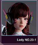 Game Lady シリコン製 ヘッド単品 リアルラブドール アニメドール 等身大