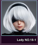 Game Lady シリコン製 ヘッド単品 リアルラブドール アニメドール 等身大
