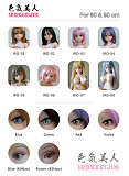 Doll House 168 (IROKEBIJIN色気美人)  80-90cmミニドールの専用ウィッグ単品