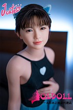 J cute  133cm バスト平 Yuiちゃん 貧乳 宣伝画像髪の毛植毛あり フルシリコンドール ロリータ 等身大リアルラブドール