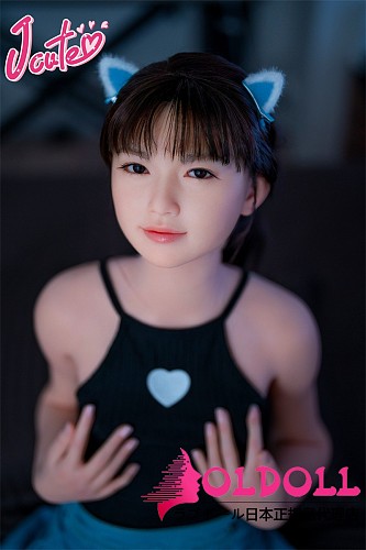 J cute  133cm バスト平 Yuiちゃん 貧乳 宣伝画像髪の毛植毛あり フルシリコンドール ロリータ 等身大リアルラブドール