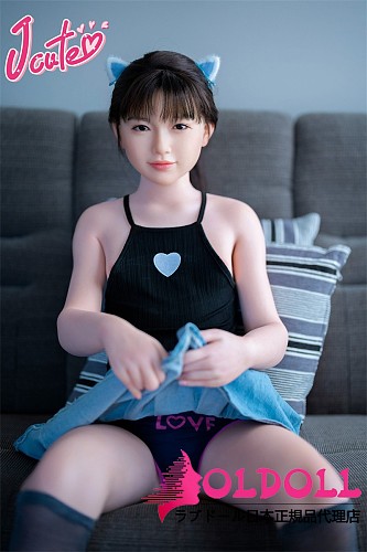 J cute  133cm バスト平 AGD07唯（ゆい）Yuiちゃん 貧乳 宣伝画像髪の毛植毛あり フルシリコンドール ロリータ 等身大リアルラブドール