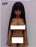 Mini Doll ミニドール  60cm 巨乳（60p）#圣姨ヘッド ソフトビニール製ヘッド+シリコン製ボディ  軽量化 収納が便利 使いやすい 普段は鑑賞用 小さいラブドール 女性素体 フィギュア cosplay
