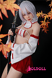 Jiusheng doll  最新作 超軽量化+リアル皮膚付き 156cm Bカップ #56B Kaiyaヘッド ROS口開閉機能付き フルシリコン製 等身大リアルラブドール
