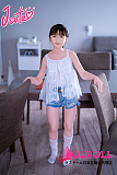 J cute  133cm バスト平 Yui(唯)ちゃん レース上着 貧乳 宣伝画像髪の毛植毛あり フルシリコンドール ロリータ 等身大リアルラブドール