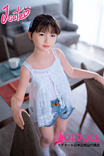 J cute  133cm バスト平 Yui(唯)ちゃん レース上着 貧乳 宣伝画像髪の毛植毛あり フルシリコンドール ロリータ 等身大リアルラブドール