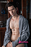FANREAL 最新作 男性ラブドール 173cm 35kg  #Carterヘッド 一体式ペニス 筋肉タイプ フルシリコン製男性ドール