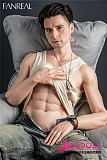 FANREAL 最新作 男性ラブドール 173cm 35kg  #Henryヘッド 一体式ペニス 筋肉タイプ フルシリコン製男性ドール