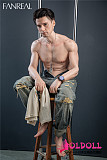 FANREAL 最新作 男性ラブドール 173cm 35kg  #Henryヘッド 一体式ペニス 筋肉タイプ フルシリコン製男性ドール