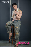 FANREAL 最新作 男性ラブドール 173cm 35kg  #Henryヘッド 一体式ペニス 筋肉タイプ フルシリコン製男性ドール