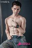 FANREAL 最新作 男性ラブドール 173cm 35kg  #Henryヘッド 一体式ペニス 筋肉タイプ フルシリコン製男性ドール
