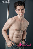 FANREAL 最新作 男性ラブドール 173cm 35kg  #Henryヘッド 一体式ペニス 筋肉タイプ フルシリコン製男性ドール