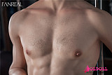 FANREAL 最新作 男性ラブドール 173cm 35kg  #Carterヘッド 一体式ペニス 筋肉タイプ フルシリコン製男性ドール