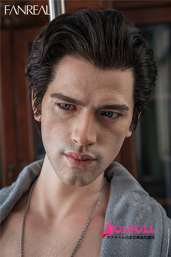 FANREAL 最新作 男性ラブドール 173cm 35kg  #Carterヘッド 一体式ペニス 筋肉タイプ フルシリコン製男性ドール