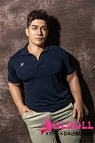 Qita Doll 最新作 シームレスドール 170CM 熊教練さん お口開閉機能付き フルシリコン製 筋肉タイプ 男性ラブドール ペニス一体式  等身大リアルドール イケメン