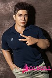 Qita Doll 最新作 シームレスドール 170CM 熊教練さん お口開閉機能付き フルシリコン製 筋肉タイプ 男性ラブドール ペニス一体式  等身大リアルドール イケメン