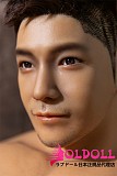 Qita Doll 最新作 シームレスドール 170CM 熊教練さん お口開閉機能付き フルシリコン製 筋肉タイプ 男性ラブドール ペニス一体式  等身大リアルドール イケメン