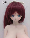 Mini Doll ミニドール  60cm 巨乳（60p）コスプレFAIRY TAIL／フェアリーテイルのlucy ソフトビニール製ヘッド+シリコン製ボディ  軽量化 収納が便利 使いやすい 普段は鑑賞用 小さいラブドール 女性素体 フィギュア cosplay