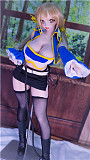 Mini Doll ミニドール  60cm 巨乳（60p）コスプレFAIRY TAIL／フェアリーテイルのlucy ソフトビニール製ヘッド+シリコン製ボディ  軽量化 収納が便利 使いやすい 普段は鑑賞用 小さいラブドール 女性素体 フィギュア cosplay