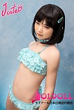 【宣伝画像yohoshiの職人メイク】J cute  133cm バスト平 Yui(唯)ちゃん 貧乳 宣伝画像髪の毛植毛あり フルシリコンドール ロリータ 等身大リアルラブドール
