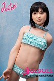 【宣伝画像yohoshiの職人メイク】J cute  133cm バスト平 Yui(唯)ちゃん 貧乳 宣伝画像髪の毛植毛あり フルシリコンドール ロリータ 等身大リアルラブドール