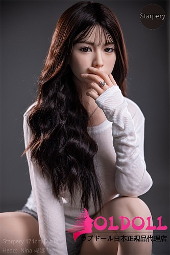 Starpery 171cm Dカップ ヘッドNinaちゃん フルシリコンラブドール 等身大 中華美人リアルドール