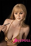 Real lady 168cm Gカップ R2ヘッド 巨乳巨尻 有名モデルの型取り 宣伝画像 浅肌色 シリコン製リアルラブドール 等身大ダッチワイフ