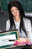 蛍火日記 165cm Cカップ 渡情（duqing）ヘッド  宣伝画像硬めヘッド フェラ可能 職人メイク 教師制服ラブドール フルシリコン製 開閉機能選択可能 リアルドール 塗装加工あり