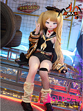 【新品キャンペーン 一つ硬めビニールヘッド+一つ軟性tpeヘッド】MOZU DOLL 130cm 新作ヘッド贝蒂(Betti)ちゃん+TPE製ボディ ロリータアニメドール ソフトビニール製ヘッド 等身大ラブドール 宣伝画像と同じ制服も付属