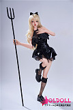 Sanhui doll  145cm Gカップ  ヘッド#145-9  小悪魔コスプレ フルシリコンラブドール 爆乳