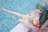 アニメドール wmdoll 157cm Bカップ#Y015ヘッド ソフトビニール製ヘッド+シリコン製ボディ 等身大リアルラブドール