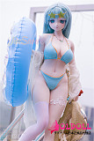 アニメドール wmdoll 157cm Bカップ#Y015ヘッド ソフトビニール製ヘッド+シリコン製ボディ 等身大リアルラブドール