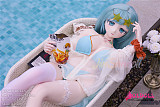 アニメドール wmdoll 157cm Bカップ#Y015ヘッド ソフトビニール製ヘッド+シリコン製ボディ 等身大リアルラブドール