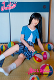J cute 137cm バスト平  AGD19 萌咲（もえ）ヘッド フルシリコンドール ろり系 等身大リアルラブドール