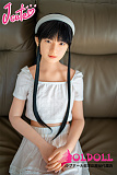 J cute 137cm バスト平  AGD19 萌咲（もえ）ヘッド フルシリコンドール ろり系 等身大リアルラブドール
