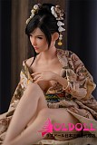 【ランダム衣装一つセット付属】Game Lady フルシリコン製 65cm Aカップ 2.64kg ミニドール+アニメno.03S コスプレ 等身大リアルラブドール(セックス不可 穴なし)