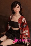 【ランダム衣装一つセット付属】Game Lady フルシリコン製 65cm Aカップ 2.64kg ミニドール+アニメno.03S コスプレ 等身大リアルラブドール(セックス不可 穴なし)