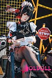 【2.2CFシリーズ】Bezlya DOLL 155cm Iカップ爆乳（155Ｍ） #K风铃ヘッド（メイク⑥）フルシリコン製 眉毛と睫毛植毛加工あり 等身大リアルラブドール