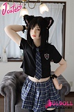 J cute 掲載画像AGD10 陽葵ちゃん シリコンヘッド＋新型tpeボディ149cm バスト平 制服コスプレ ろり系 等身大リアルラブドール