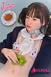 J cute 137cm バスト平  AGD19 萌咲（もえ）ヘッド 軟性シリコンヘッド＋tpeボディ セーラー服着せる宣伝画像 ろり系 等身大リアルラブドール